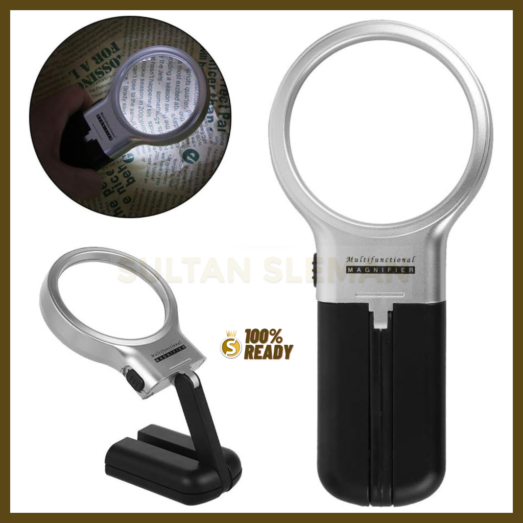 

Kaca Pembesar Lipat dengan Lampu / Kaca Pembesar / Magnifier / Magnifying Glass Kaca Pembesar Lipat