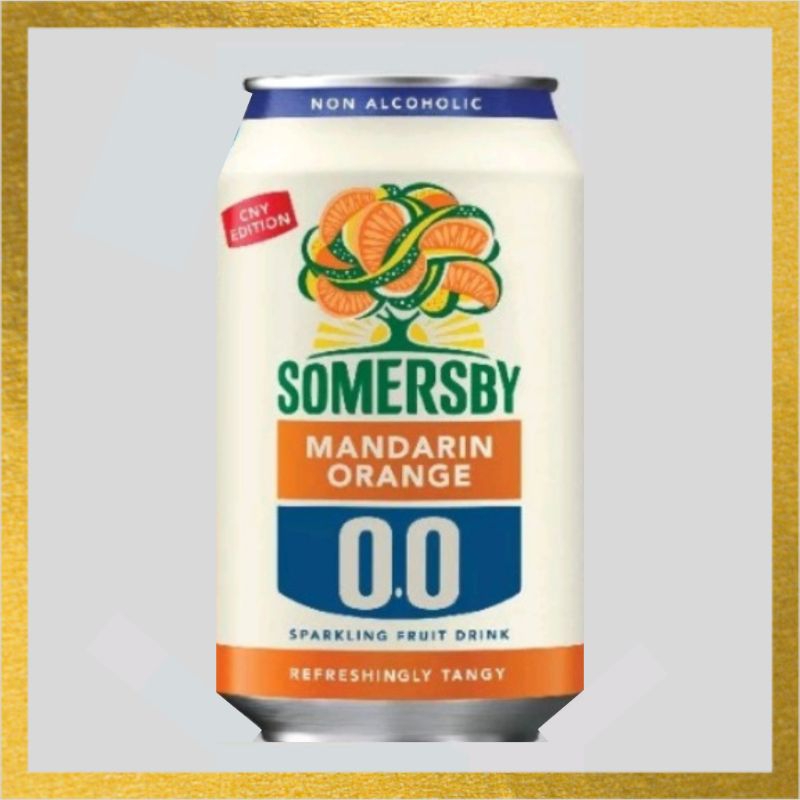 

Somersby Mandarin Orange 320ml. Non Alcohol Drink. Bebas Alkohol