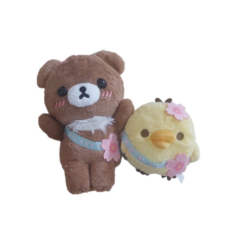 Rilakkuma and Kiiroitori Sakura Ichiban Kuji Prize Plush Original