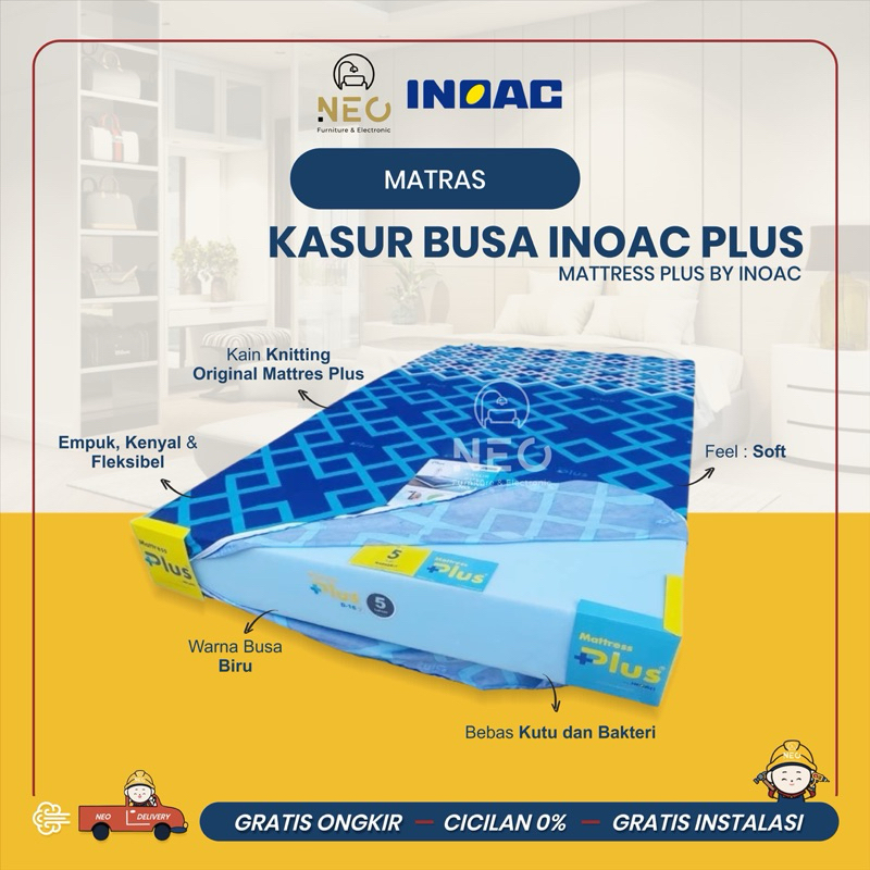 NEO - KASUR BUSA INOAC| TEBAL 20 CM  & 30 CM INOAC ORGINAL 100%  KASUR BUSA  MATRASS BUSA  KING SIZE