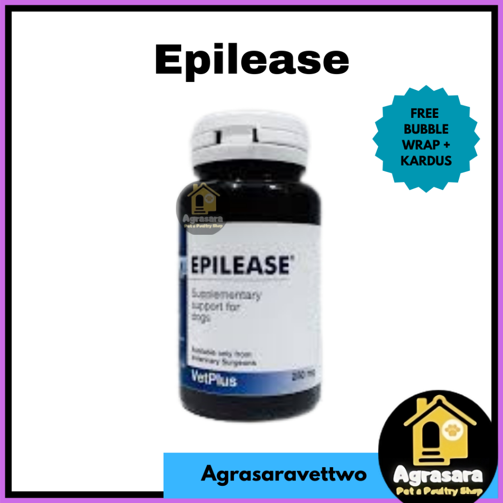 Epilease 250 mg HARGA 10 TABLET Obat Epilepsi dan Kejang untuk Anjing