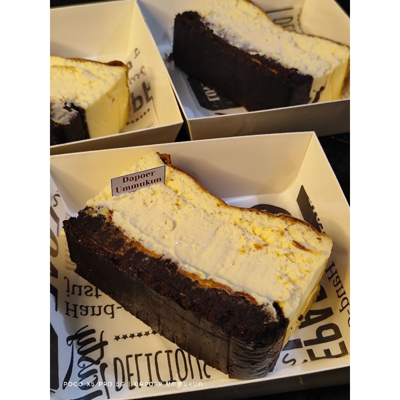 

Brownies Burnt Cheesecake