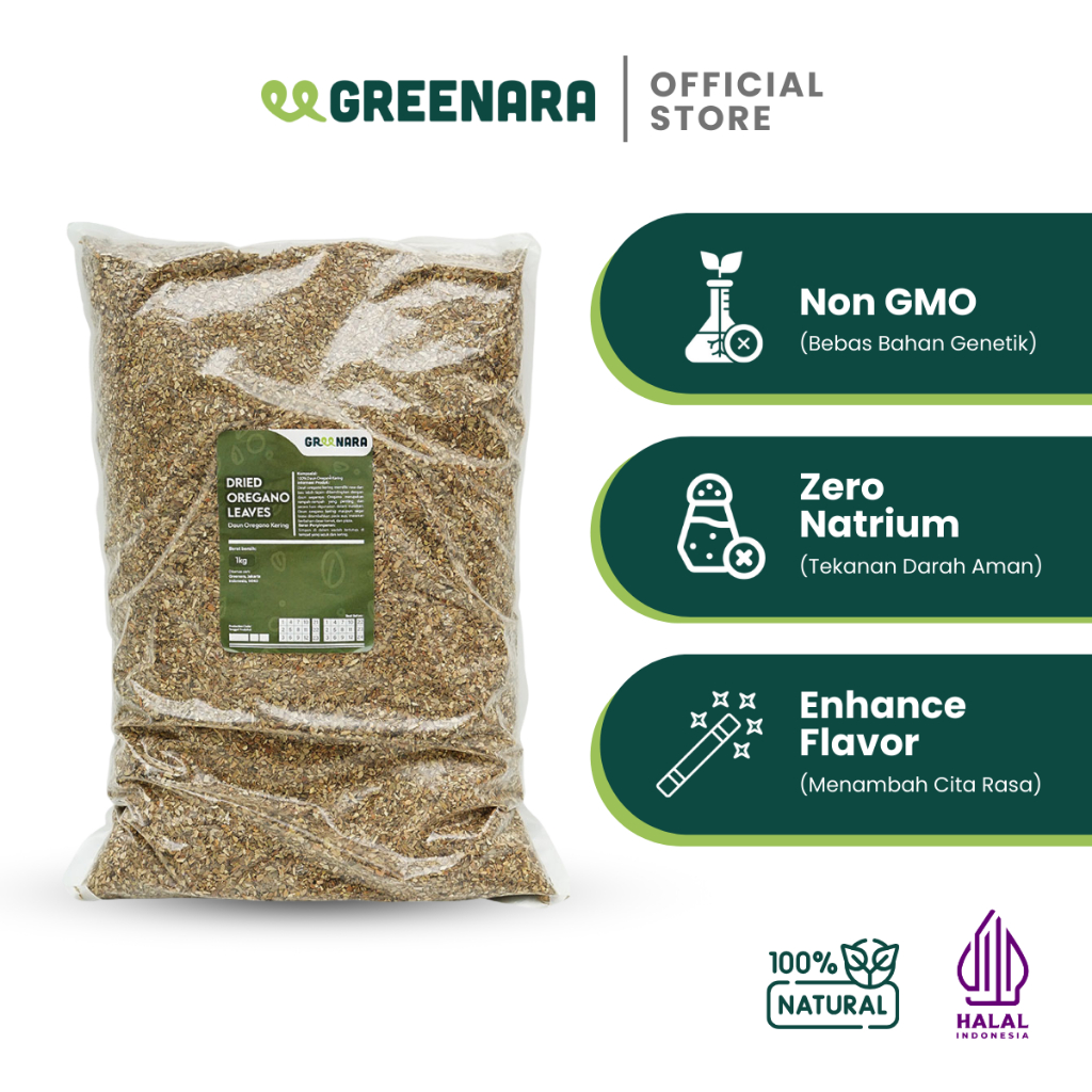 

Greenara - Oregano Kering 1 Kg / Dried Oregano