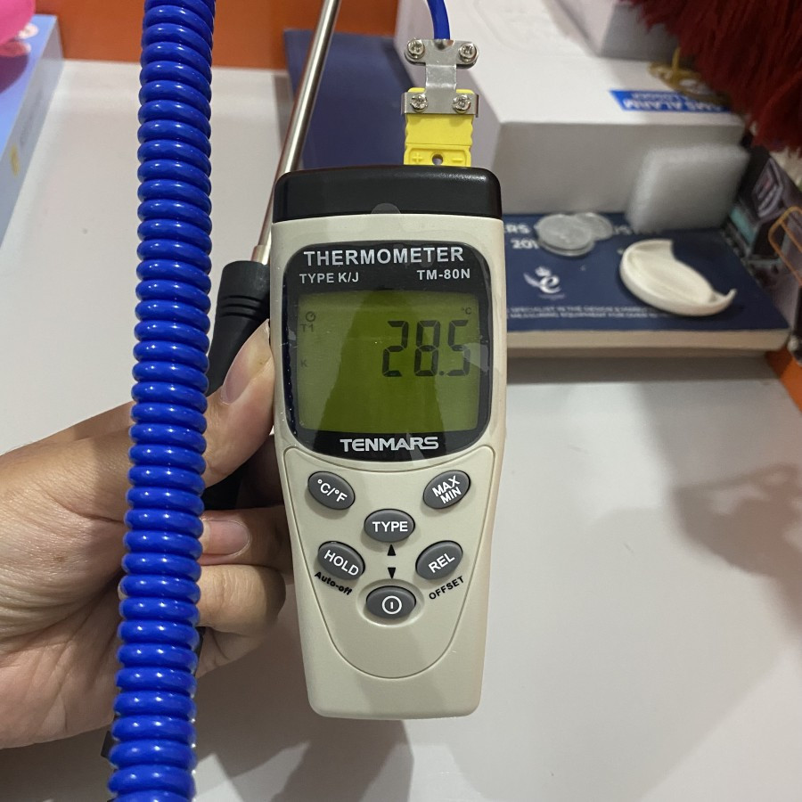 Set Digital Thermocouple with Probe Type K