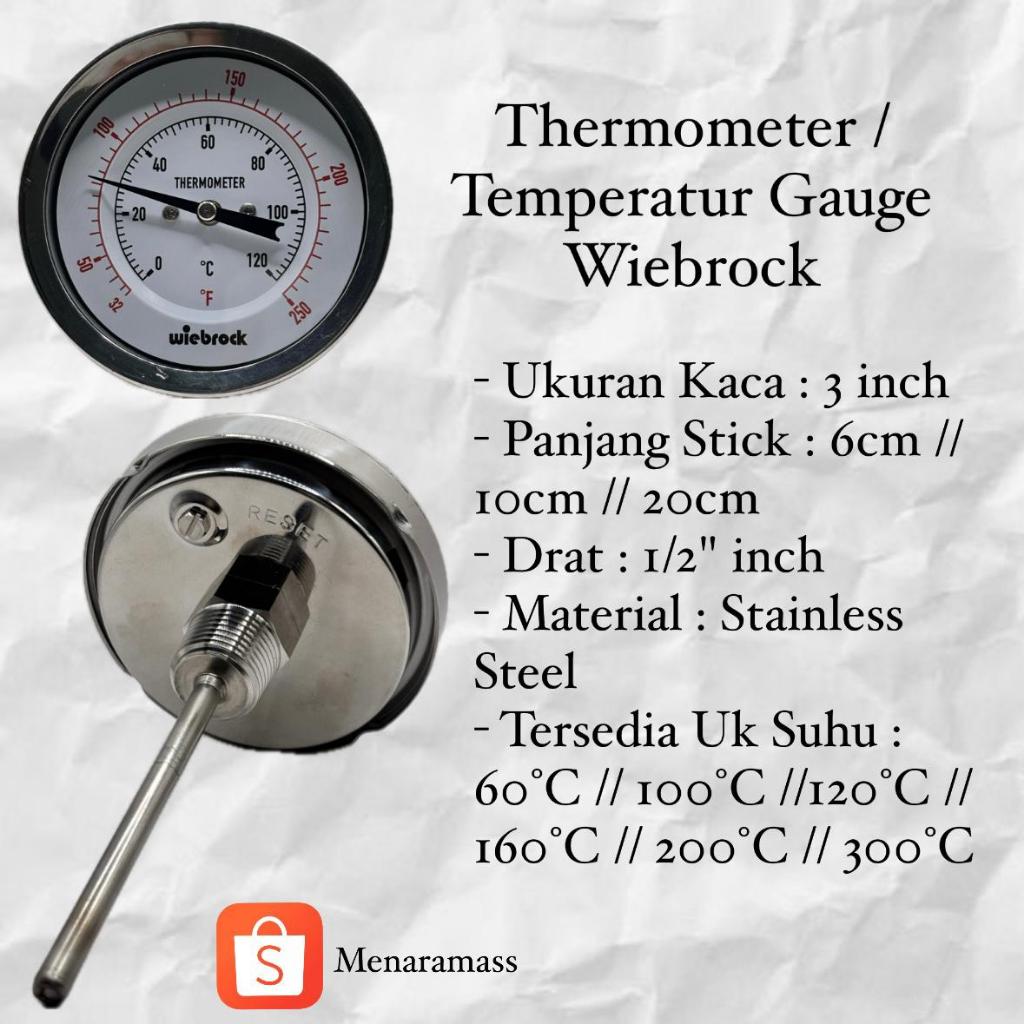 Thermometer Wiebrock Thermometer Stick Wiebrock Thermometer Bimetal Thermometer Oven Thermometer Pay