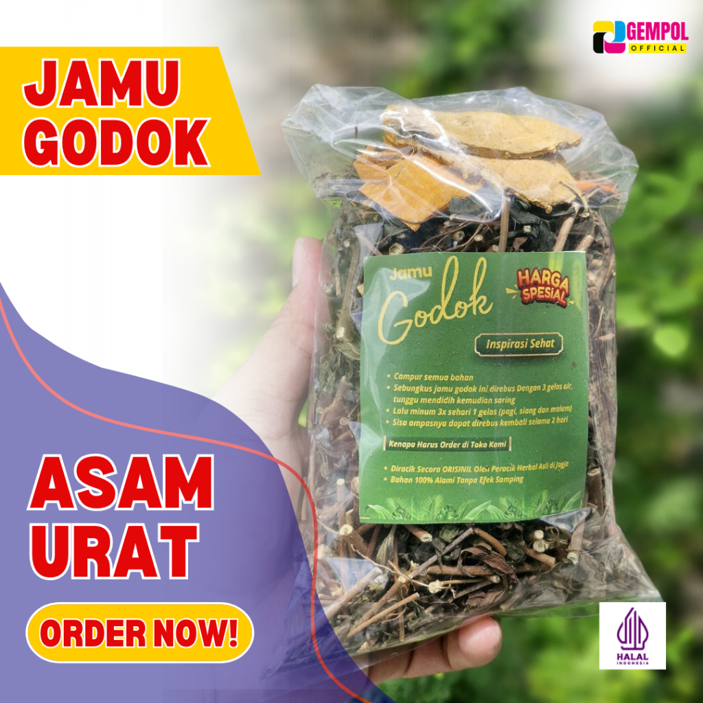 

JAMU ASAM URAT PALING AMPUH / JAMU GODOG ASAM URAT PALING MANJUR / HERBAL ALAMI