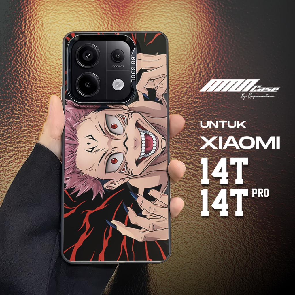CASE XIAOMI REDMI 14T - 14T PRO CASING HOLOGRAM - CASE JUJUTSU KAISEN FULL PRINT - CASE PREMIUM TERB