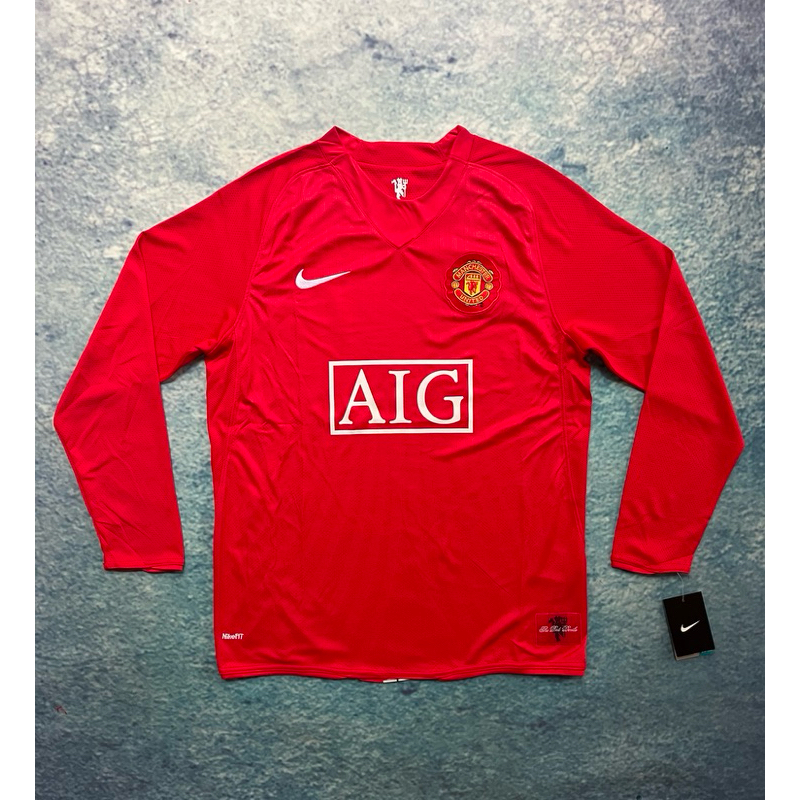 (LONG SLEEVE RETRO) JERSEY RETRO MU HOME 2008 LS GRADE ORI