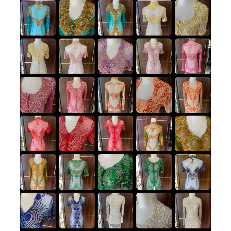 Kebaya Payet (kebaya only) - preloved ex butik / kebaya wisuda / kebaya simple / kebaya modern / keb