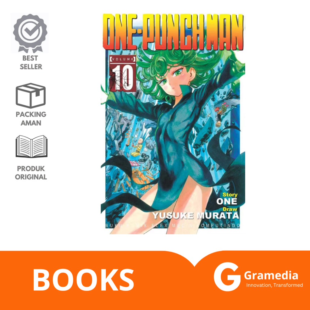 Gramedia Lampung - One Punch Man 10