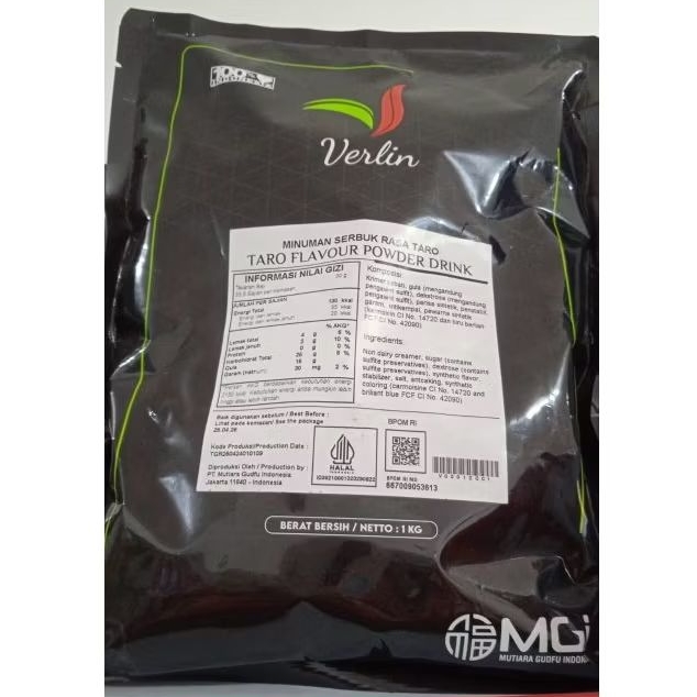 

Verlin Minuman Serbuk rasa Taro / Taro Flavour Powder Drink 1kg