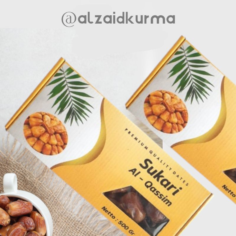 

Sukkari Premium 1kg Sukari Al Qassim Dus Kuning Asli