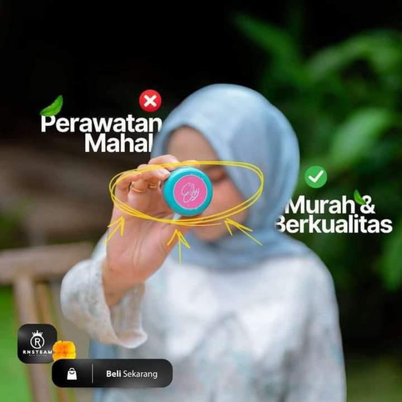 EBY BY ELIZA BEAUTY KEMASAN BARU ORIGINAL BPOM WHITENING CREAM PEMUTIH