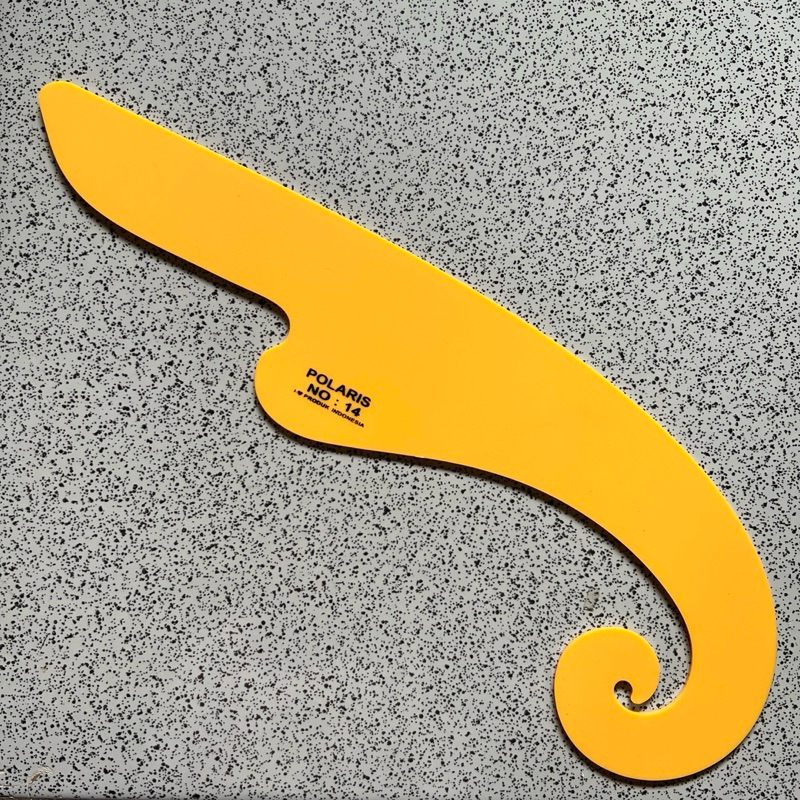 [NO.14] Penggaris Set Pola Polaris Baju Alat Jahit Menjahit Lengkap / Penggaris Lengkung Golok