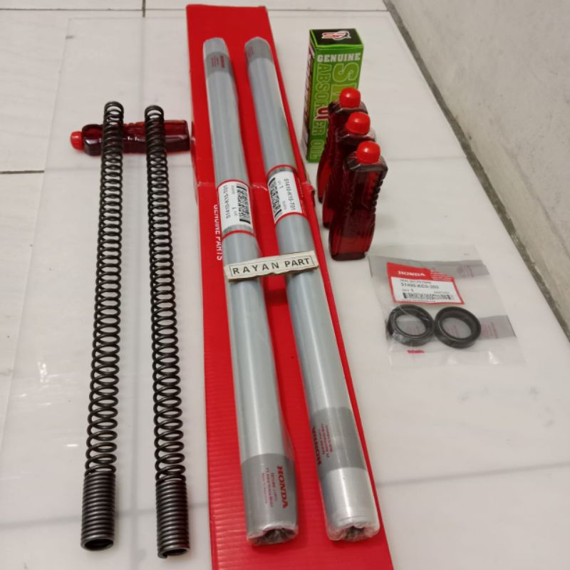 SHOCK DEPAN HONDA CBR150R CBR150R SOK+SIL+OLI4BTL TINGGAL PASANG K15