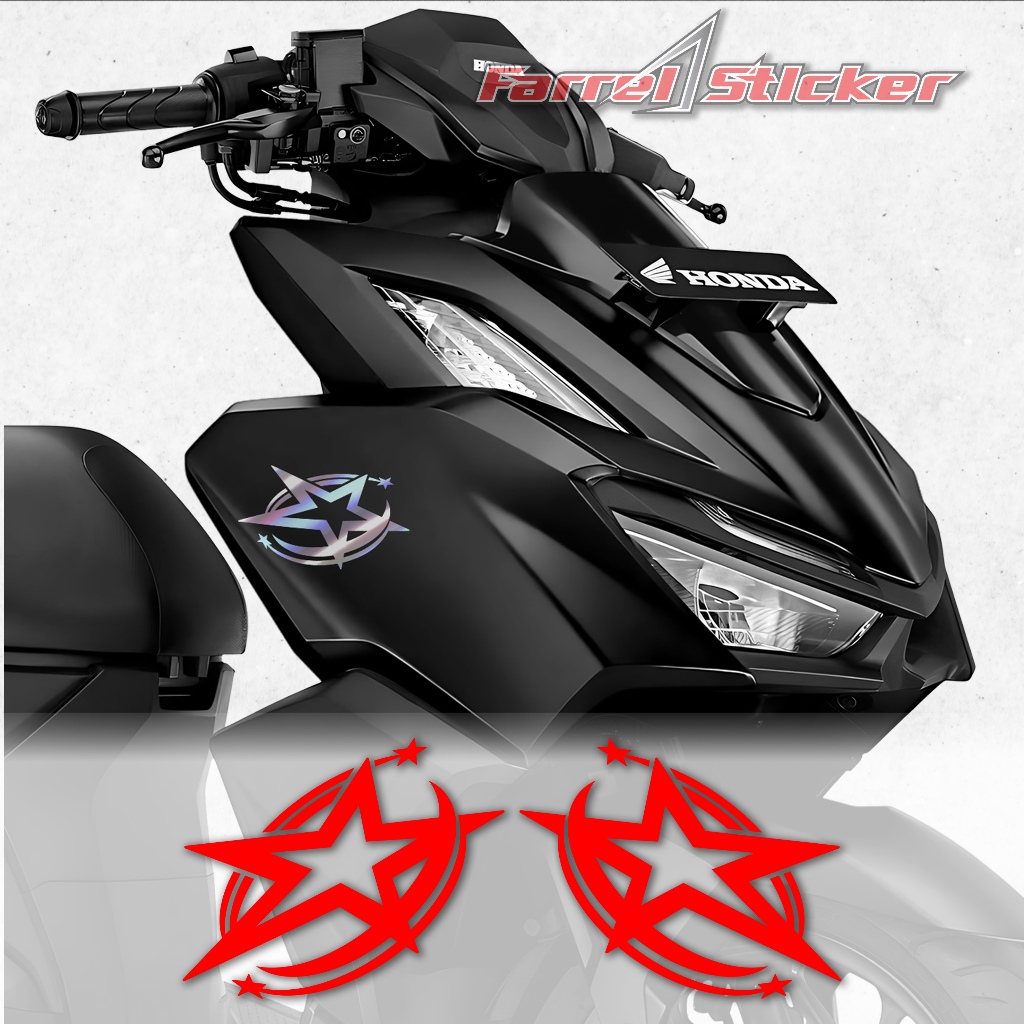 

Stiker Bintang Sticker Star Kanan Kiri Sepasang