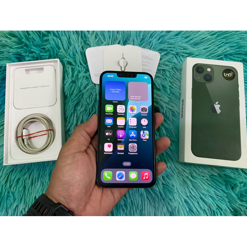 IPHONE 13 128GB IBOX BEKAS ORIGINAL SECOND RESMI