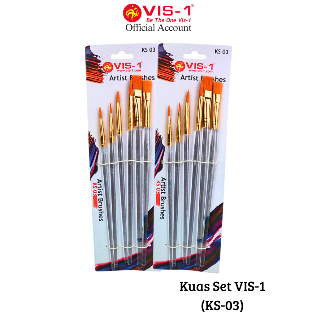 

VIS-1 Kuas Set KS-03 / Artist Brushes Set