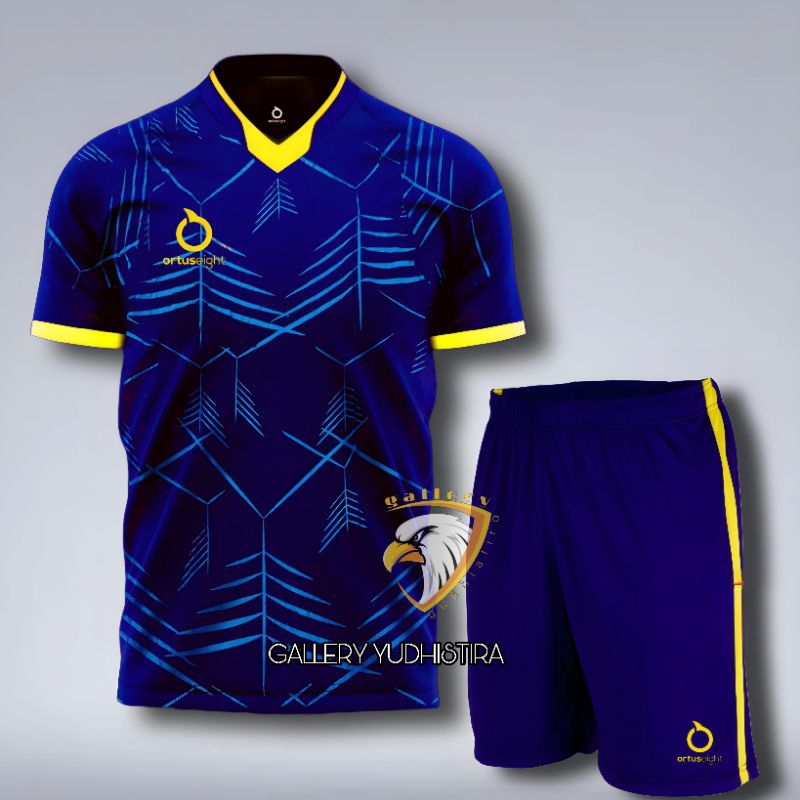 Setelan Jersey Bola Dewasa Ortus Kualitas Premium Baju Olahraga Sepakbola Futsal Volly Badminton Run