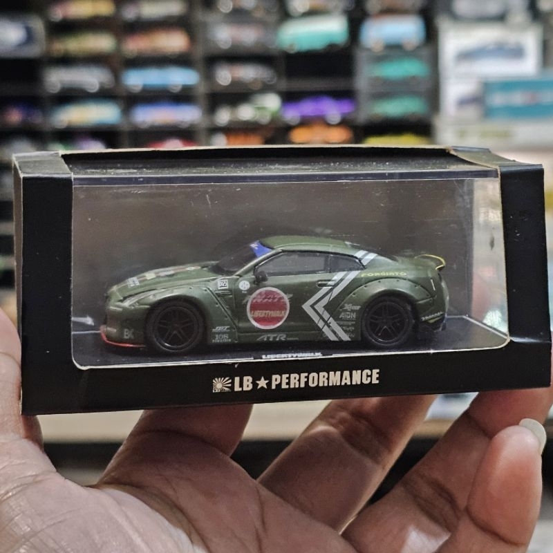 LB performance Nissan GTR R35 35gt lbwk lb super slihouette zero fighter mini gt 6 7 hongkong