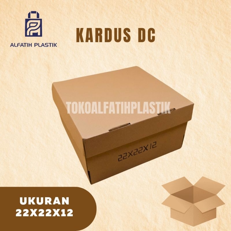 

kardus die cut 22x22x12 box kado box hampers kotak hampers cake box (WAJIB MENGGUNAKAN BUBBLE WRAP)