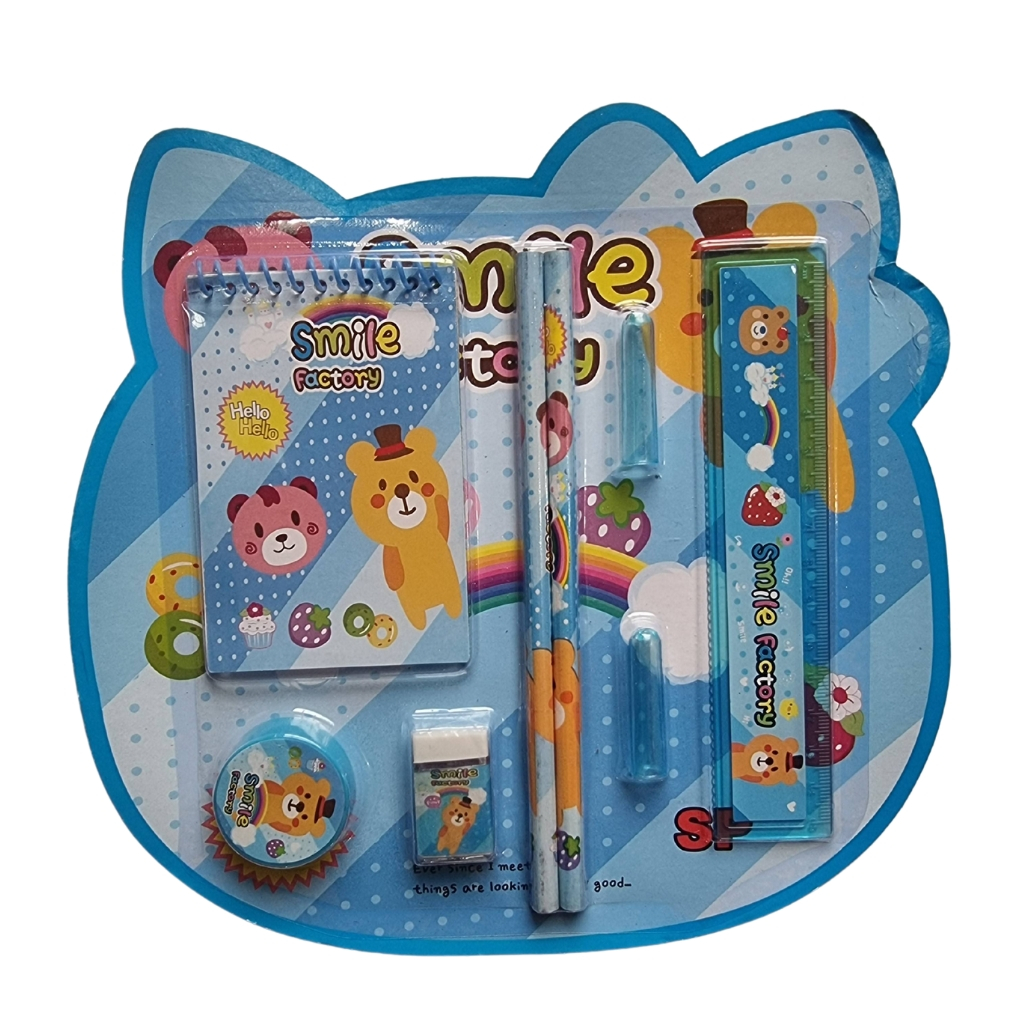 

KHATIN (ATS02) Alat Tulis Set Stationary Set Pensil Peraut Pena Penggaris Penghapus