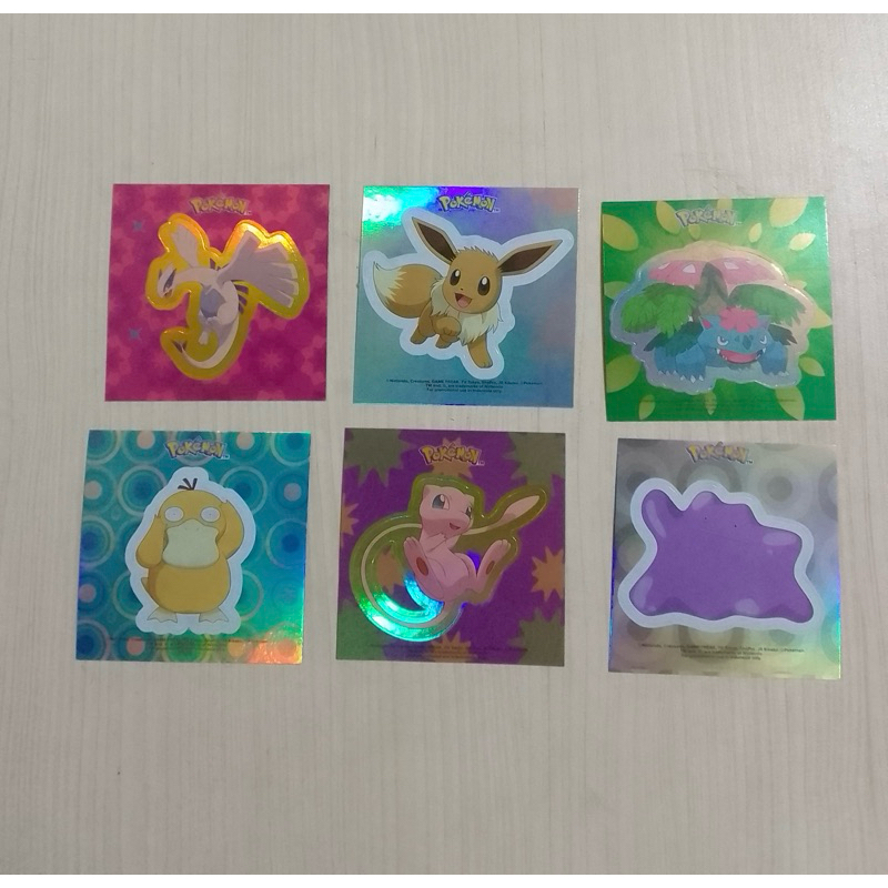 

POKEMON STIKER MILKITA SET