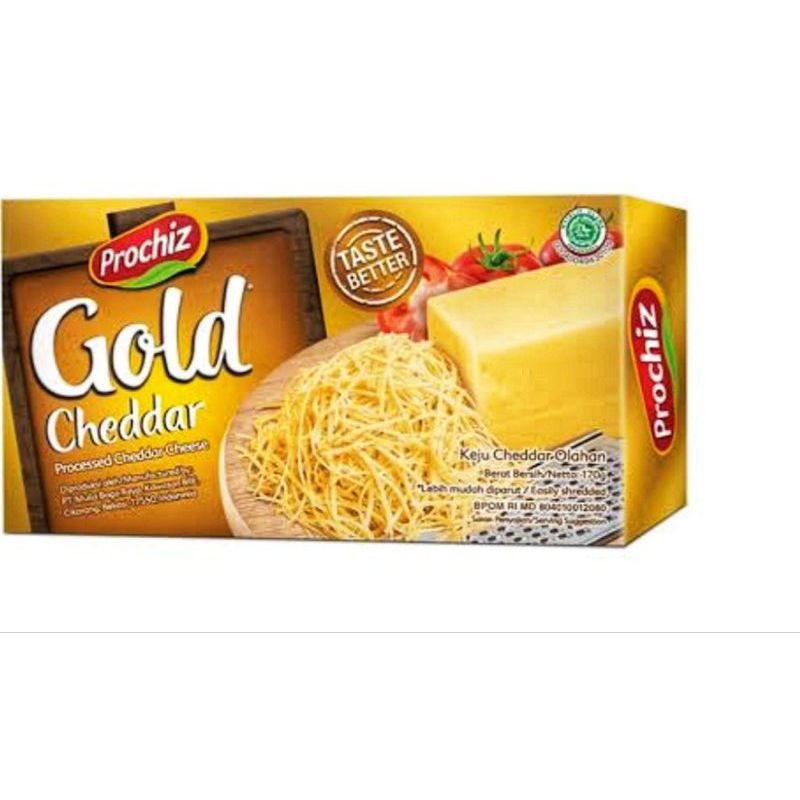 

Keju Prochiz Gold Cheddar 160 gram