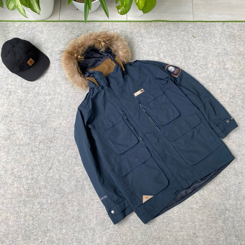 jacket outdoor semi winter goretex black yak u+ confort super cakep banget outer