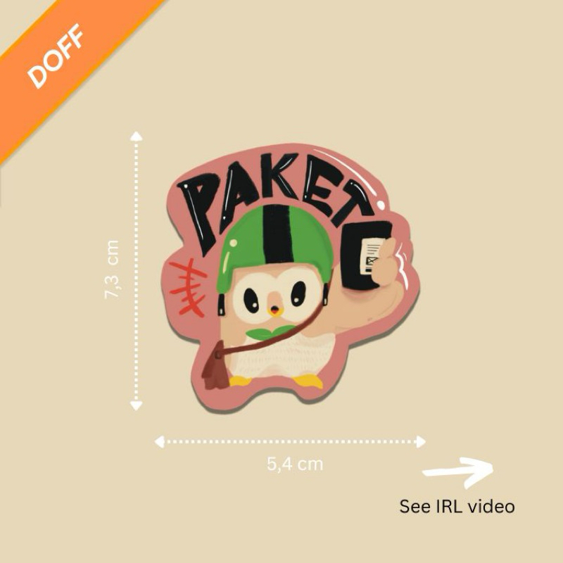Stiker Pokemon Rowlet