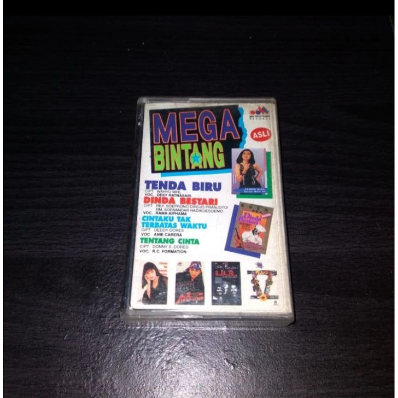 Kaset MEGA BINTANG - Desy Ratnasari Iwan Fals Kla Project