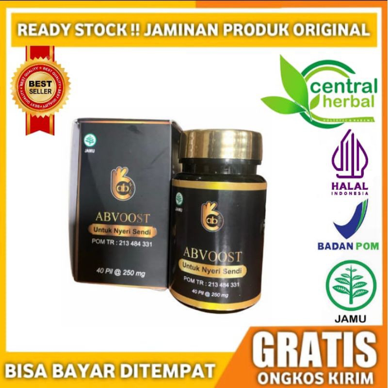 ABVOOST Pil Hitam Ajaib Nyeri Sendi Ab voost40 Pil  Original