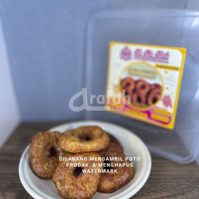 

Kue ali agrem premium gula merah asli ukuran besar isi 34 kue cincin tradisional