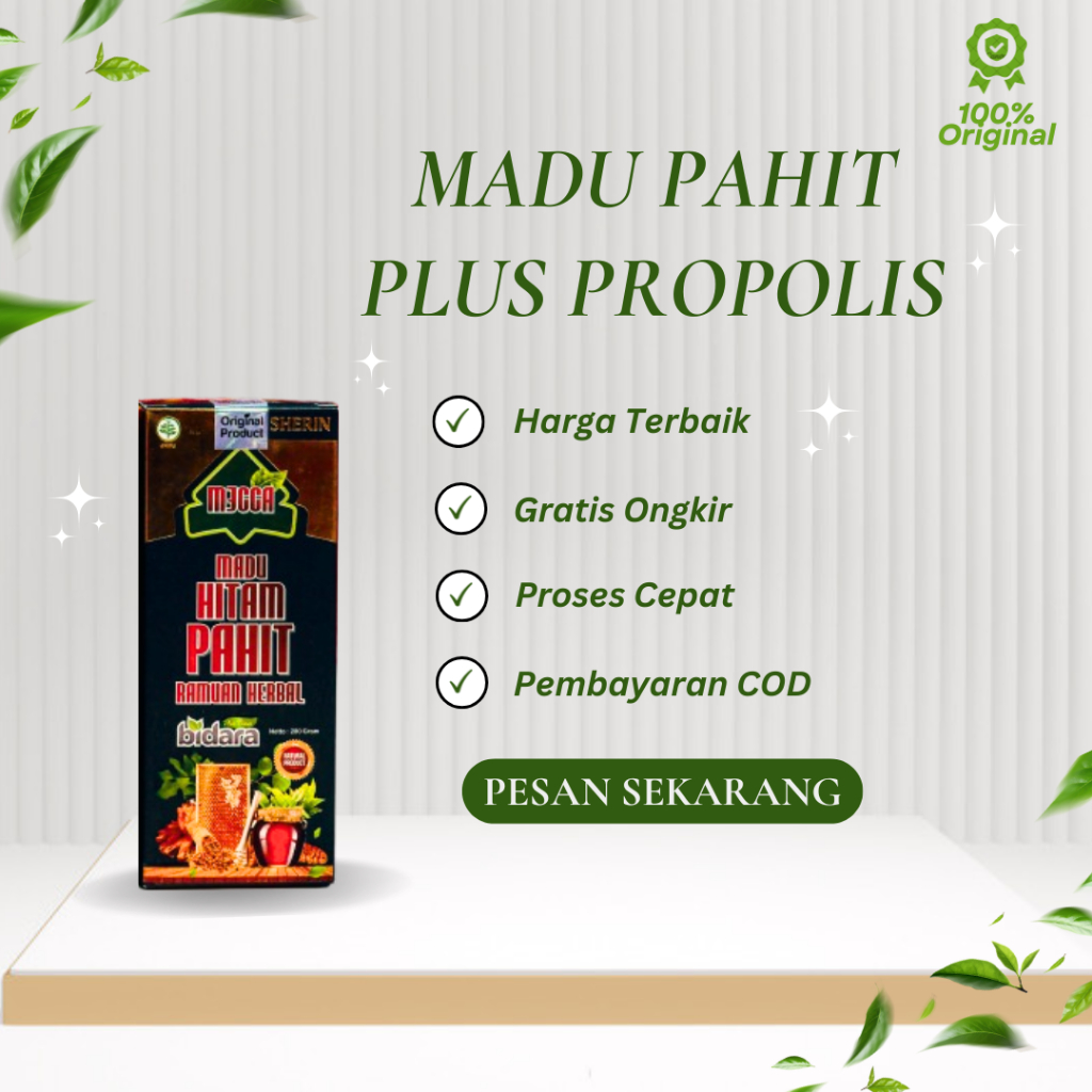 

Madu Hitam Pahit Sherin 280gr