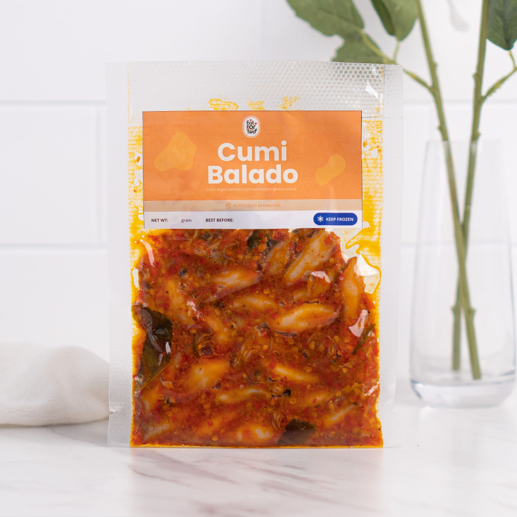 

Instant Meal Eat For Two Cumi Balado | Porsi Double Lauk Instan Frozen Food