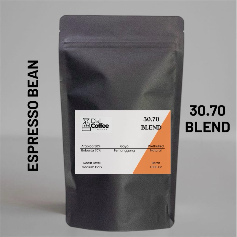 

Kopi Espresso Blend Kopsu 30:70 Arabica Robusta Roasted Beans Kopi Susu Blend 1 Kg 1kg kilo