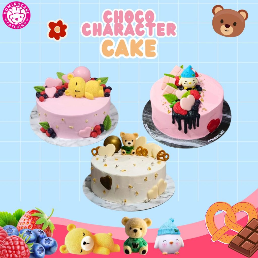 

Choco Character cakes