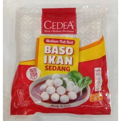 

Cedea Bakso Ikan 500 gr Frozen Food