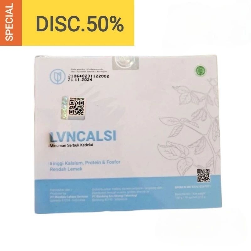 

[DISC.50%] SUSU KEDELAI 10SACHET UNTUK TULANG DAN NAFSU MAKAN
