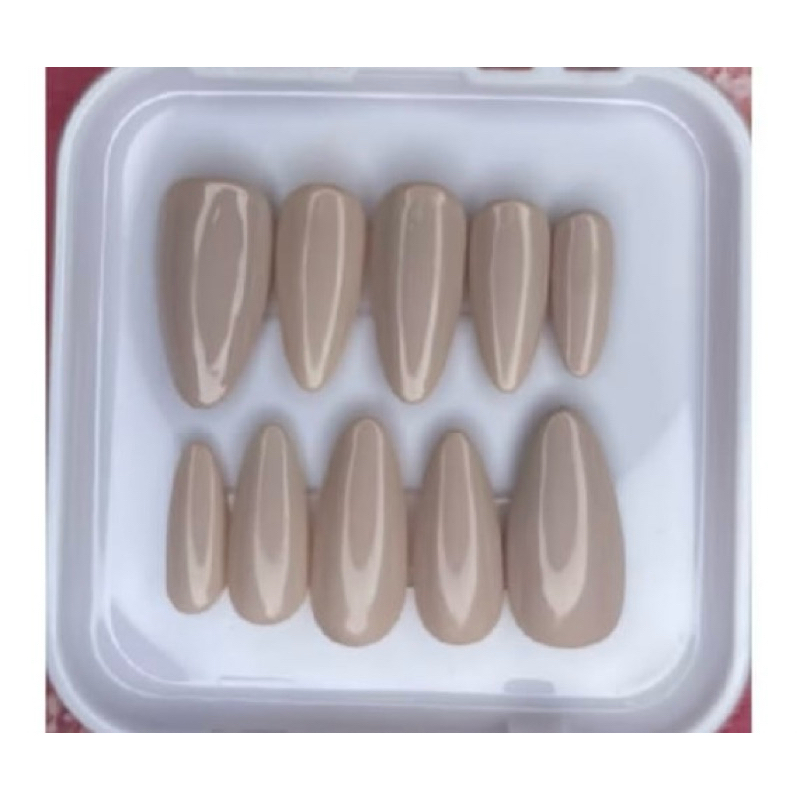 KUKU PALSU POLOS/NAILS ART + LEM GEL