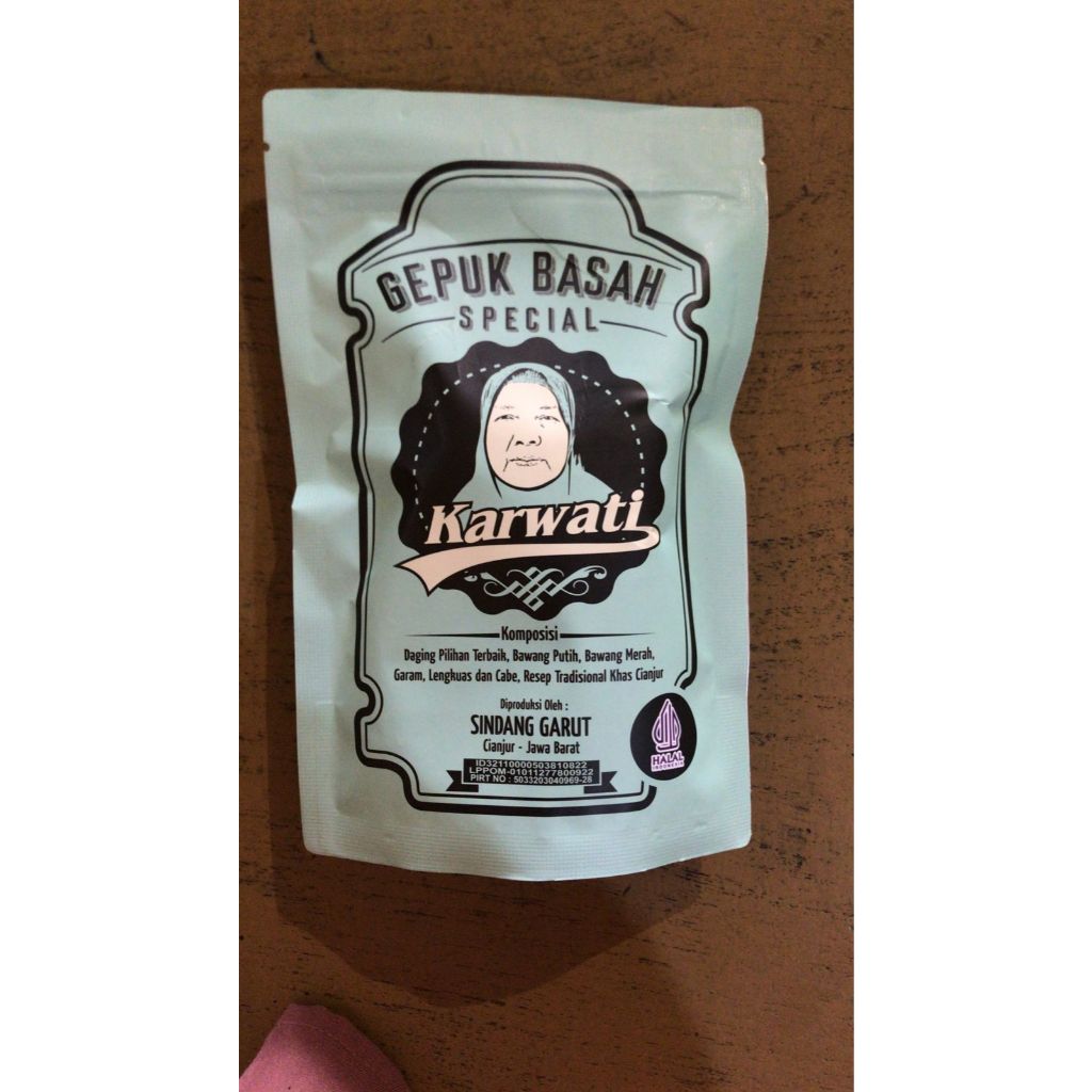 

GEPUK KARWATI 160GR, 100GR