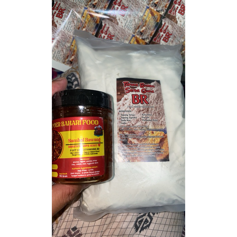

Paket Tepung Serba guna 500 gram + Sambal bawang 115 gram