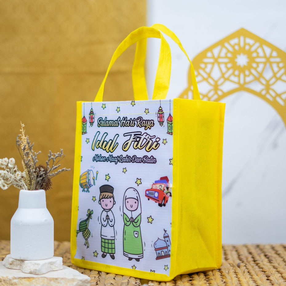 

Tas Bingkisan Lebaran Anak Tas Parcel Hari Raya Idul Fitri