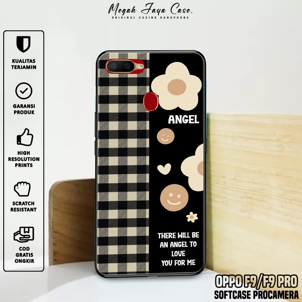 Softcase OPPO F9 / F9 PRO - Case Hp OPPO F9 PRO / F9 Motif BUNGA - Casing Hp OPPO F9 - Silikon Hp OP