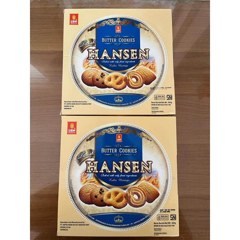 

Biskuit Hansen Butter Cookies 405gr