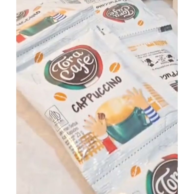 

tora cafe cappuccino 23 gr per renceng | isi 10 sachet