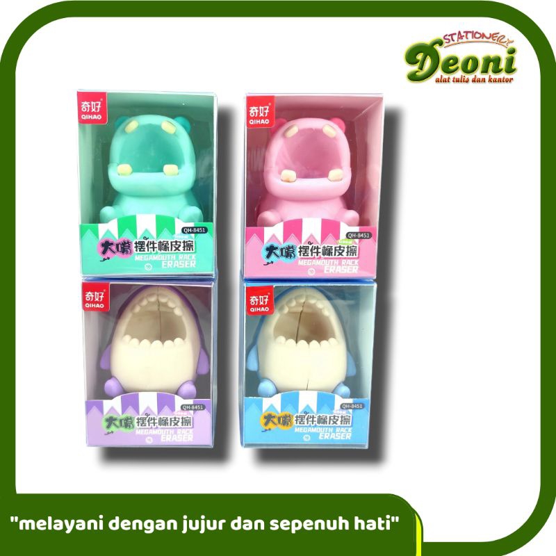 

QIHAO Eraser Penghapus Megamount Shark 4032