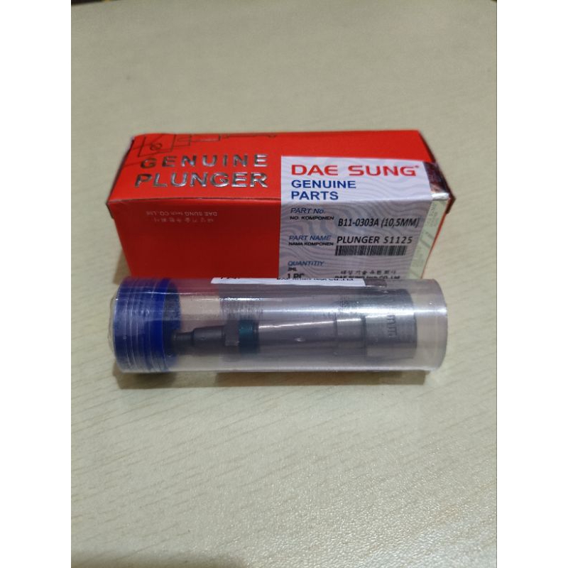 28 PK plunyer mesin diesel Dongfeng S 1125 DAESUNG / plunger ZS 1125 Daesung 10,5 mili