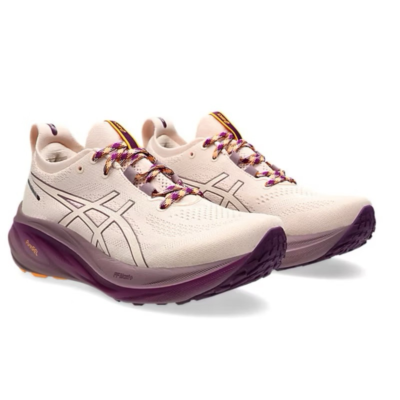 PRELOVED ‼️ Asics GEL-NIMBUS 26 TR Womens Trail Running Shoes - Nature Bathing/Pearl Pink