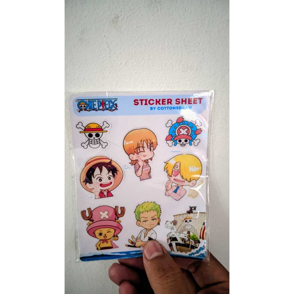 

Stiker/Sticker One Piece Lucu (Sticker sheet )